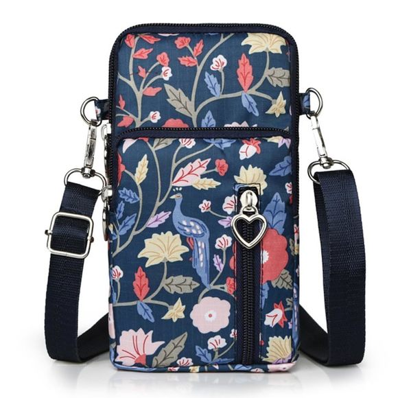 Universal Small Crossbody Bag, Nylon Mini Phone Wallet Shoulder Bag >:( - Picture 1 of 7